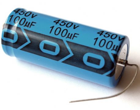 High Horizontal Axial Capacitor (100Uf450v 22X52)